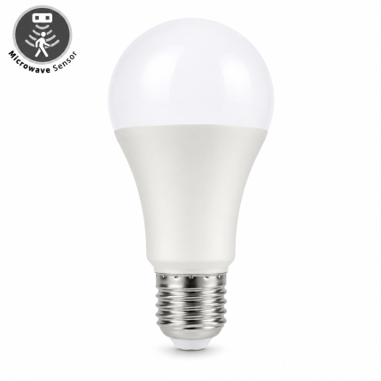 Bec LED cu senzor de mișcare Radar 10W E27 Alb Rece 6400K Force-10 1032 lm