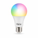 Bec LED smart RGB Horoz Electric HOROSCOPE-9 9W E27 cu control prin aplicația Tuya, Bluetooth și lumină RGB+CCT