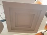 Lustră LED RGB Pătrată cu Telecomandă, 96W, Dimabilă, Alb Mat, 40 cm - imagine 2