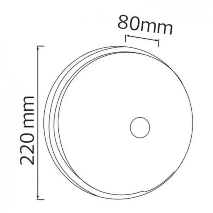 Plafonieră LED 20W cu Senzor de Mișcare Bolkar, IP44, Exterior și Interior, 2400lm, Alb Rece - imagine 2