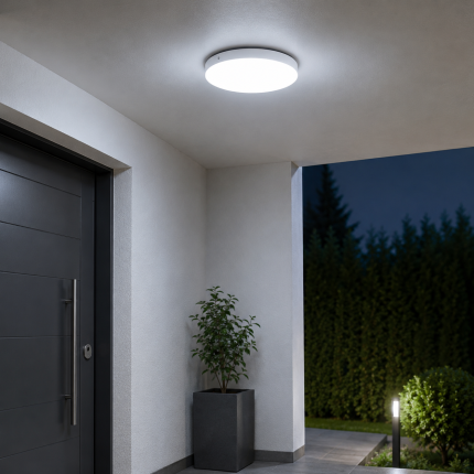 Plafonieră LED Horoz Norton-36 36W IP65 rotundă slim alb rece 3600 lm