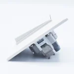 Întrerupător Dublu Cap-Scară Panasonic Arkedia Slim, 10AX, Alb, Material ABS, Ramă Inclusă - imagine 3
