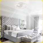 Plafonieră LED cu Ventilator și Telecomandă 52W, Model Glam Round Ø48 cm, Lumină Reglabilă - imagine 2