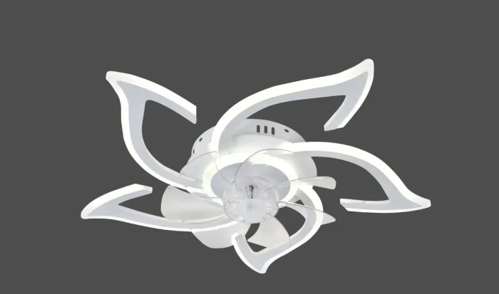 Lustră LED cu Ventilator și Telecomandă 94W, Model Elice Ø69 cm, Lumină Reglabilă - imagine 2