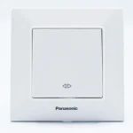 Intrerupator cap cruce Panasonic Arkedia Slim alb 10AX 250V montaj incastrat certificari VDE CE standard cablu 2.5mm control iluminat din minim 3 puncte design subtire