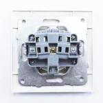 Priză Simplă cu Împământare Schuko Panasonic Arkedia Slim, 16A, Alb, Material ABS, Ramă Inclusă - imagine 2