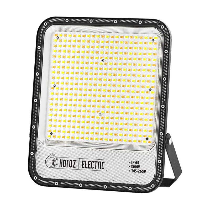 Proiector LED 300W PALLAS Horoz Electric 39000 lumeni protectie IP65 temperatura culoare selectabila 3CCT carcasa aluminiu negru industrial