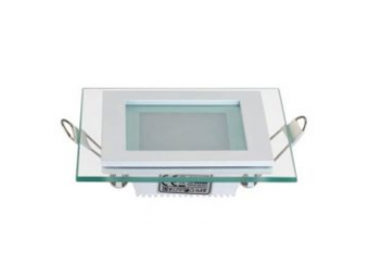 Spot LED incastrat patrat 6W model Maria lumina neutra 4200K rama alba