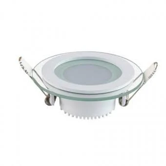 Spot LED incastrat rotund 12W model Clara lumina neutra 4200K rama alba