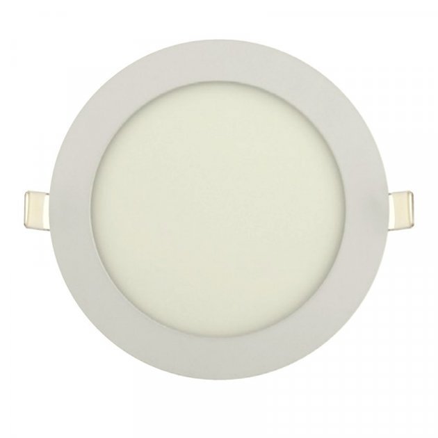 spot-led-incastrat-rotund-slim-18w-lumina-neutra-alb-metal-diametru-221mm Spot LED încastrat rotund Slim 18W 4200K alb metal Ø221 mm