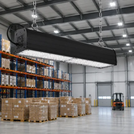 Corp LED Industrial High Bay Liniar ZEUGMA-100 100W 9300 lm IP65 pentru hale și ateliere industriale
