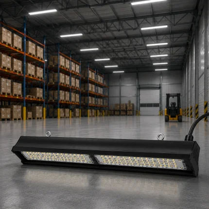 Corp LED Industrial High Bay Liniar 100W Pyramid IP65 pentru hale industriale și depozite