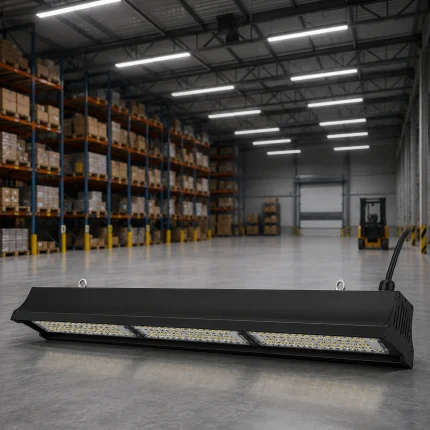 Corp LED Industrial High Bay Liniar 150W Pyramid IP65 pentru hale industriale și depozite