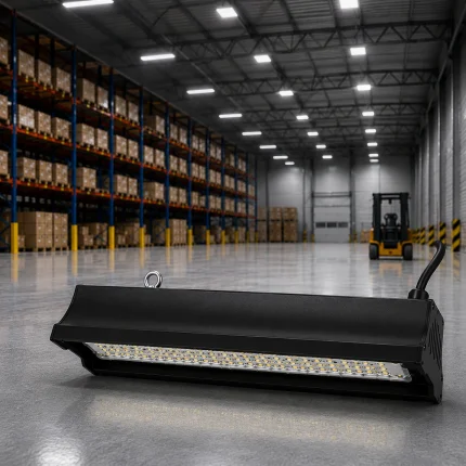Corp LED Industrial High Bay Liniar 50W Pyramid IP65 pentru ateliere și depozite mici