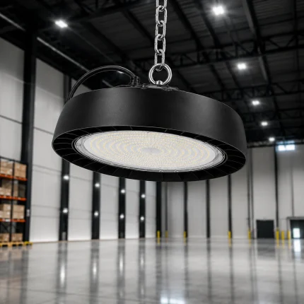 Corp LED Industrial High Bay UFO AGORA-200 200W 26000 lm IP65 pentru hale industriale și depozite