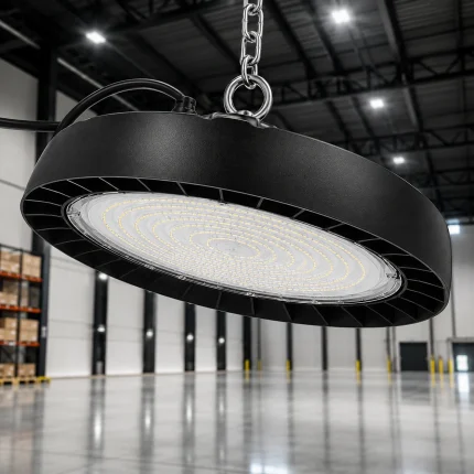 Corp LED Industrial High Bay UFO AGORA-300 300W 39000 lm IP65 pentru hale industriale și depozite