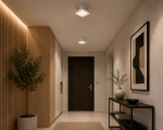 Spot aplicat cub LED 10W alb Sandra SQ-10 din aluminiu, difuzor mat, 700 lm, lumină naturală 4200K