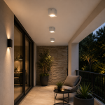Spot aplicat cub LED 10W XL alb Sandra SQ-10 XL din aluminiu, difuzor mat, 700 lm, lumină naturală 4200K