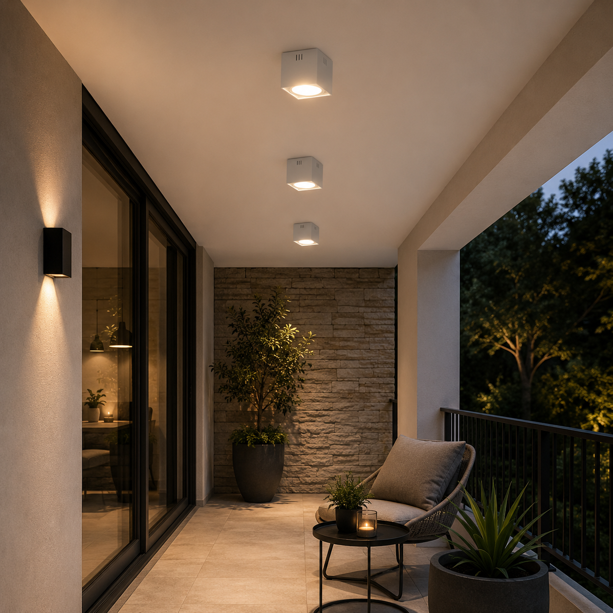 Spot Aplicat Cub LED 10W XL Alb Sandra SQ-10 XL Spot aplicat cub LED 10W XL alb Sandra SQ-10 XL din aluminiu, difuzor mat, 700 lm, lumină naturală 4200K
