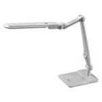 Lampă LED de Birou Touch 10W, 3CCT, Dimabilă, Braț Articulat, 600 lm, cu Bază și Clemă, Alb – EBRU - imagine 3