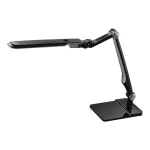 Lampă LED de Birou Touch 10W, 3CCT, Dimabilă, Braț Articulat, 600 lm, cu Bază și Clemă, Negru – EBRU - imagine 3