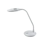 Lampă LED de Birou cu Lupă, Touch, Braț Flexibil, 3 Trepte Intensitate, 5W, 300 lm, 4600K, Alb – IREM - imagine 5