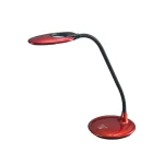 Lampă LED de Birou cu Lupă, Touch, Braț Flexibil, 3 Trepte Intensitate, 5W, 300 lm, 4600K, Roșu – IREM - imagine 3