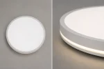Plafonieră LED 24W 30 cm albă PASTEL 3CCT detalii lumina