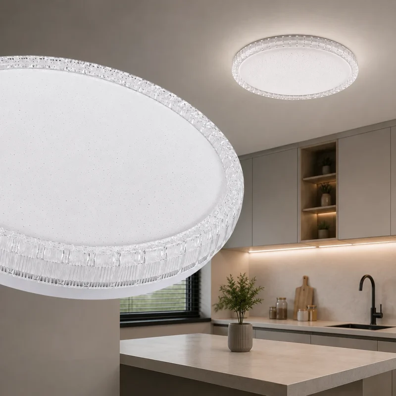Plafonieră LED decorativă 48W GALA 3CCT 40 cm
