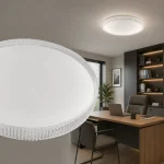 Plafonieră LED cu margine transparentă RAPSODY 48W 3CCT, albă, 41 cm